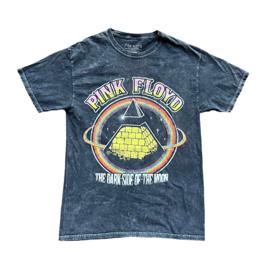 Pink Floyd Pyramid Prism Tie Dye T-shirt Size S/M